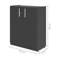 Balcao Com 2 Portas Jorge Preto Onix