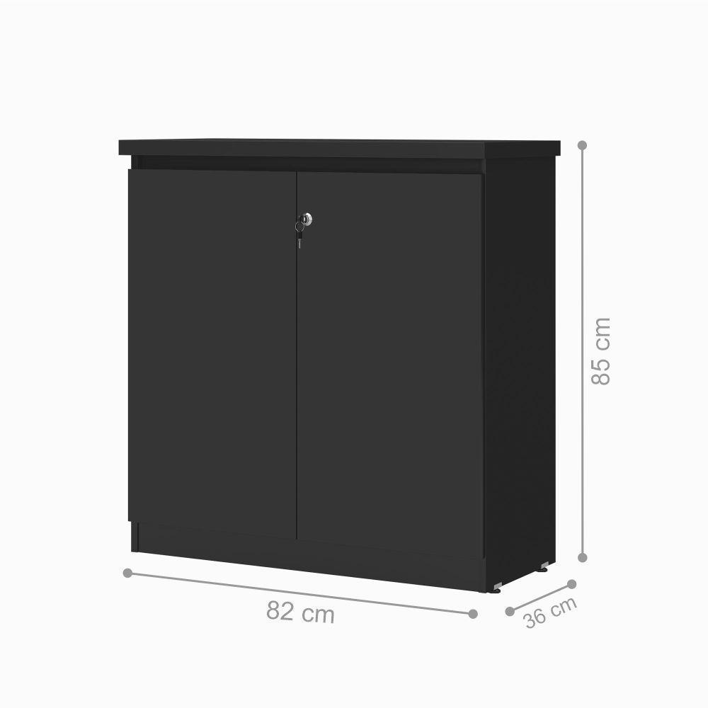 Balcao 2 Portas Amelia Preto Onix - 2