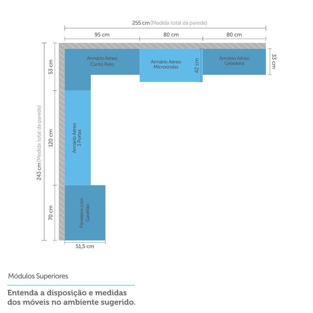 Cozinha 9 Pçs, Paneleiro, Armários E Balcões C/Avelã - 9