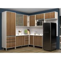 Cozinha 9 Pçs, Paneleiro, Armários E Balcões C/Avelã - 1