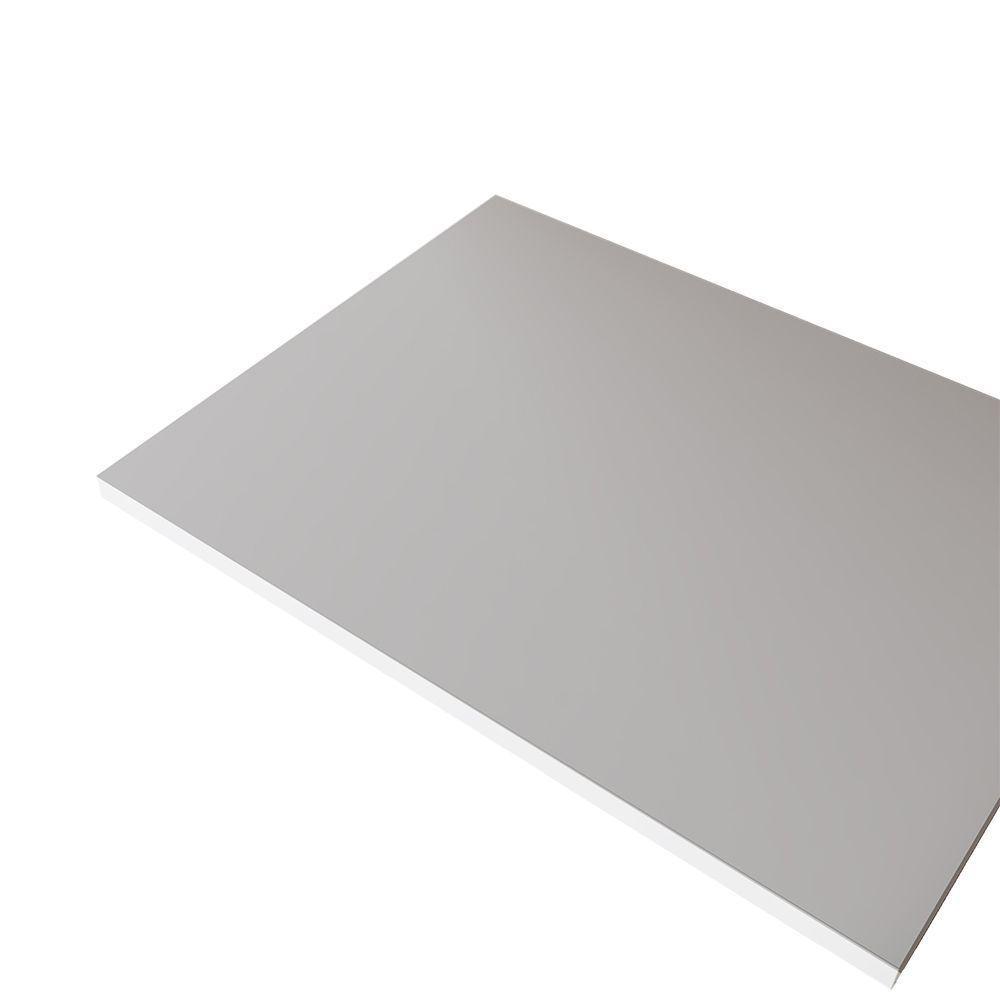 Fruteira De Chão Cozinha Desmontada Aço Branco Cesto Preto Tampo Branco Madri Cor: Branco - 3