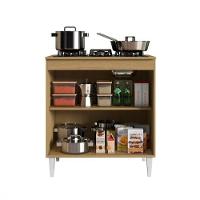 Balcão Aramóveis Kelly Cooktop Com 2 Portas Atacama OffWhite - 4