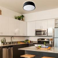 Plafon Taschibra Ring Redondo Taschibra Bivolt 4xe27 Bivolt Preto - 3