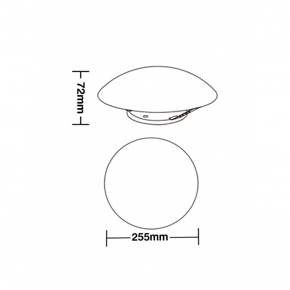 Plafon Solari Redondo Branco Para 2 Lâmpadas E27 Bivolt - 2