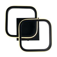 Plafon Taschibra Village Square Led 10w 3000k Luz Amarela Bivolt Preto - 1