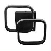 Plafon Taschibra Village Square Led 10w 3000k Luz Amarela Bivolt Preto - 5