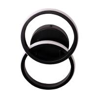 Plafon Taschibra Village Circle Led 10w 3000k Luz Amarela Bivolt Preto - 9