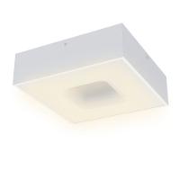 Plafon Taschibra Waffle Led Quadrado Bivolt 2700k Luz Amarela Bivolt Branco - 1