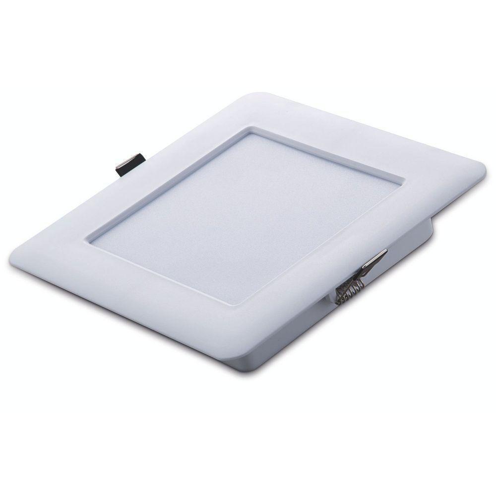 Plafon Led Tramontina Quadrado De Embutir Slim 1500 Lm 18 W Bivolt 3000 K Luz Amarela Tramontina - 4