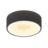 Plafon Taschibra Sushi Redondo Com 4 Lâmpadas 3000k Bivolt Preto - 1