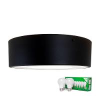 Plafon Taschibra Sushi Redondo Com 4 Lâmpadas 6500k Bivolt Preto - 3