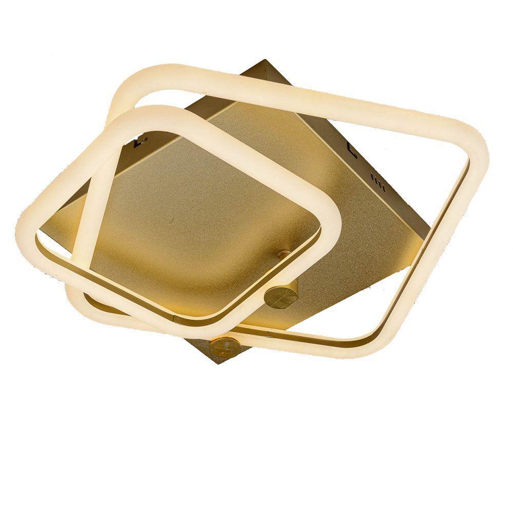 Plafon Llum Space Square Double Led 36w 3000k Luz Amarela Bivolt 3000k Luz Quente - 2