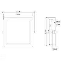 Plafon Led Tramontina Quadrado De Embutir Slim 480 Lm 6 W Bivolt 6500 K Luz Branca Tramontina - 3