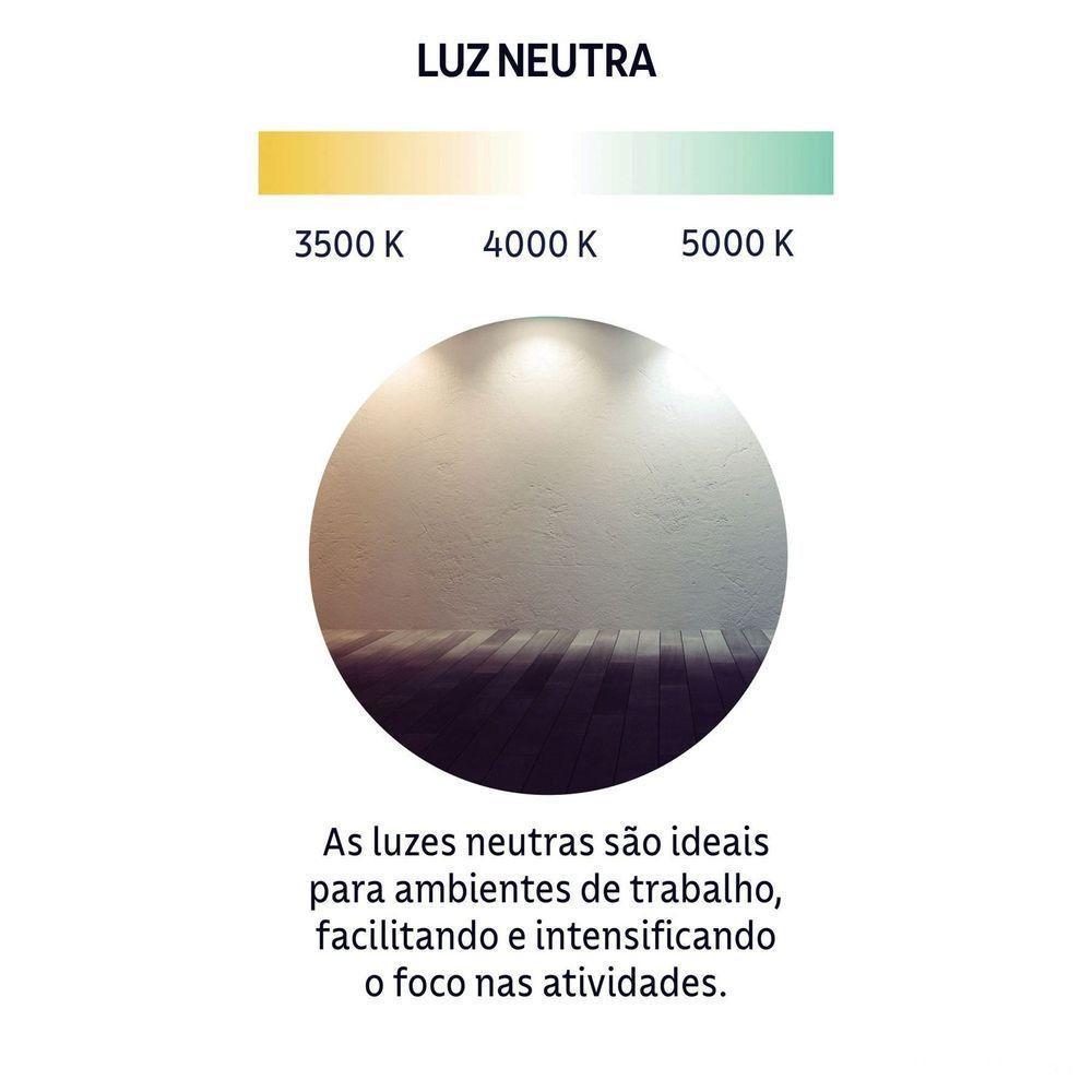 Plafon Led Tramontina Quadrado De Embutir Slim 2000 Lm 24 W Bivolt 4000 K Luz Neutra Tramontina - 3