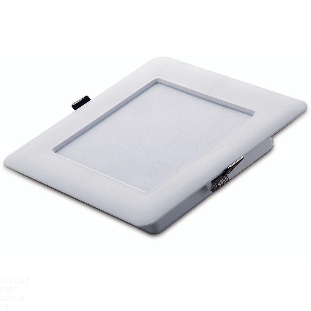 Plafon Led Tramontina Quadrado De Embutir Slim 1500 Lm 18 W Bivolt 4000 K Luz Neutra Tramontina - 1