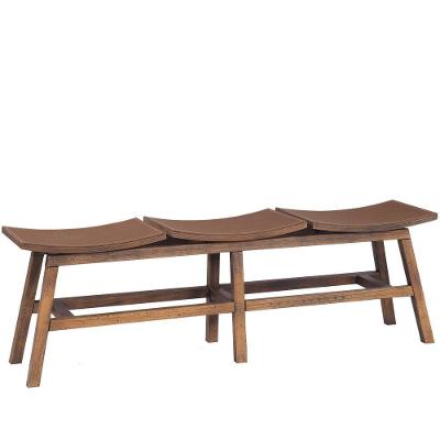 Banco Varanda Cozinha 3 Lugares Eden 149cm Madeira Maciça