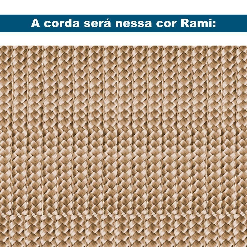 Banco Los Ozki 161 Cm Madeira Eucalipto Cedro Tecido 434C Corda Redonda Rami - 8