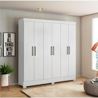 Jogo De Quarto Roupeiro E Comoda Bona Branco - 2