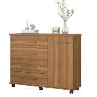 Jogo De Quarto Roupeiro E Comoda Vicente Amendola Off-white - 7