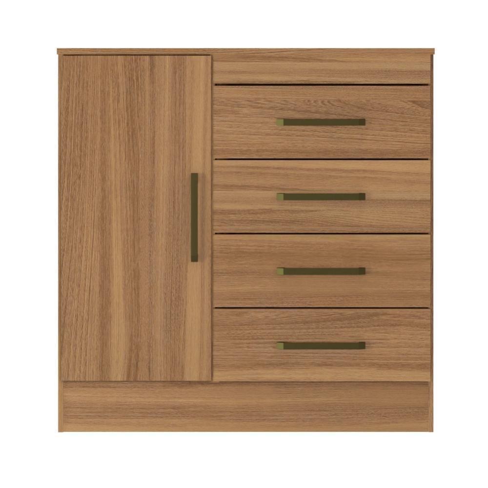 Jogo De Quarto Roupeiro E Comoda Berlim Amendola - 5