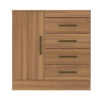 Jogo De Quarto Roupeiro E Comoda Berlim Amendola - 6