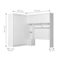 Conjunto Quarto De Casal Branco - 16