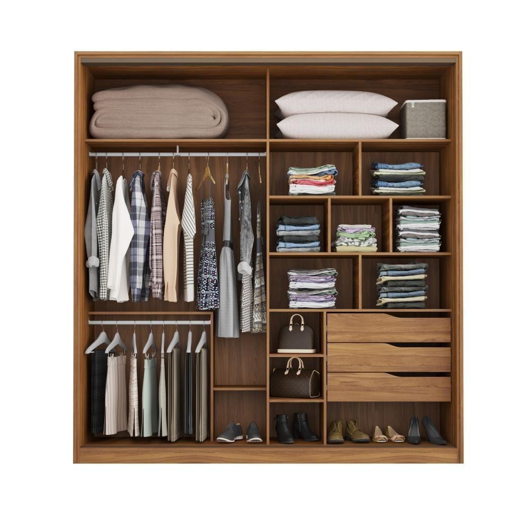 Jogo De Quarto Roupeiro E Comoda Valencia Amendola - 6