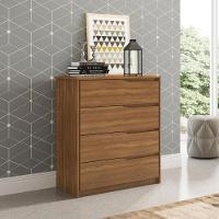 Jogo De Quarto Roupeiro Com Espelho E Comoda Valencia Amendola - 7