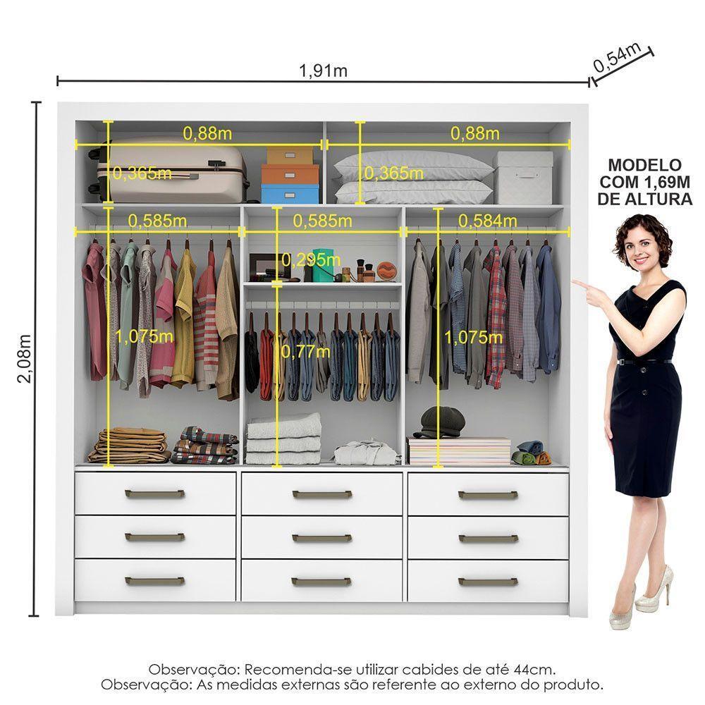 Quarto Completo Casal Anjos Sapateira 2 Portas E Cama Branco - 4