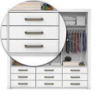 Quarto Completo Casal Anjos Sapateira 2 Portas E Cama Branco - 8