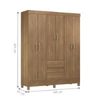 Jogo De Quarto Roupeiro E Comoda Bremen Amendola - 5