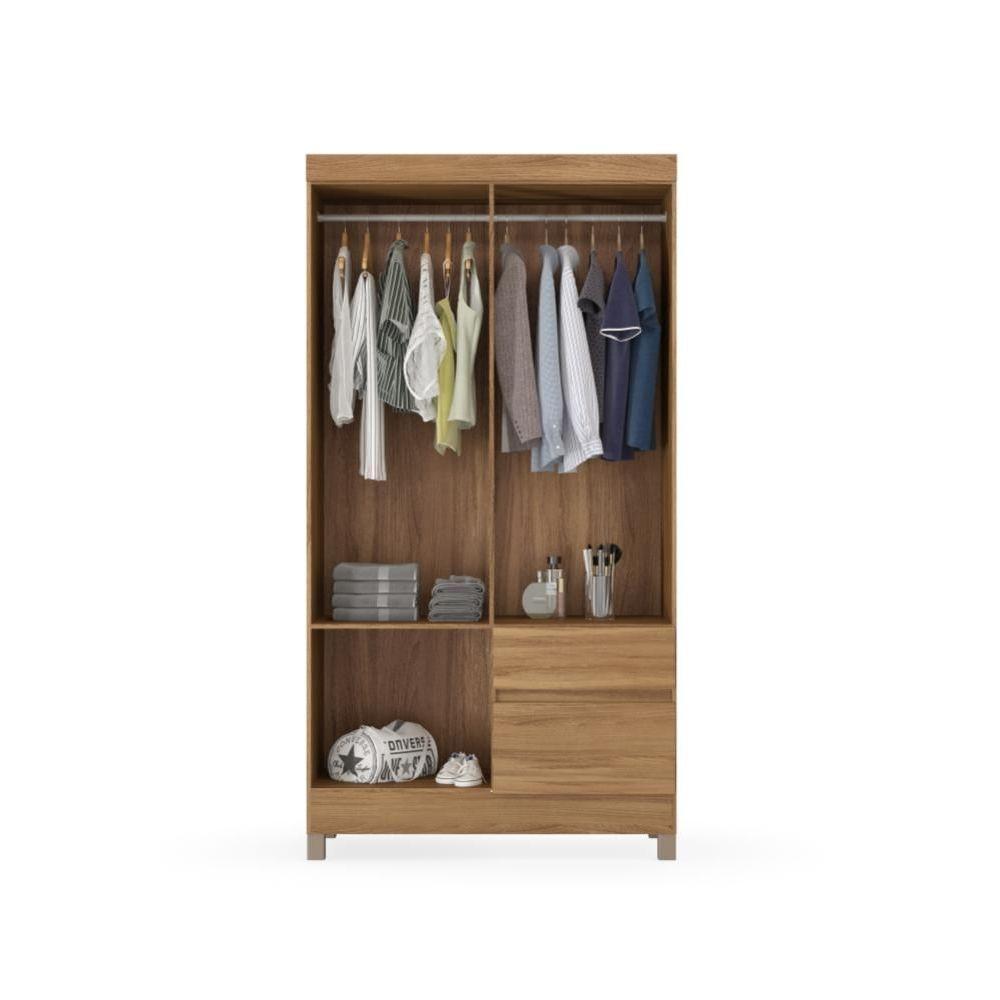 Jogo De Quarto Roupeiro E Comoda Mainz Amendola - 3