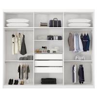 Jogo De Quarto Roupeiro E Comoda Agatha Branco - 3