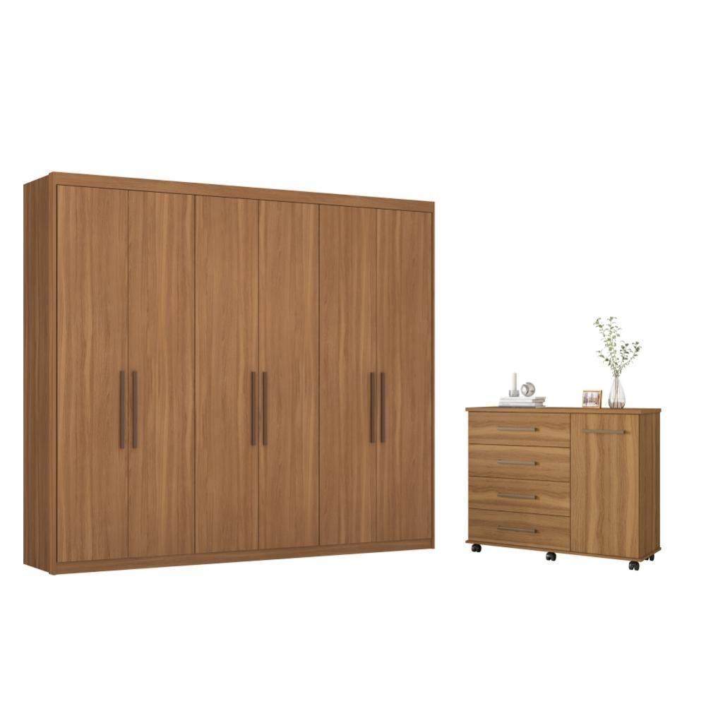 Jogo De Quarto Roupeiro E Comoda Agatha Amendola - 1