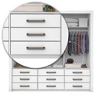 Quarto Completo Com Cama De Casal Anjos Plus Branco - 5