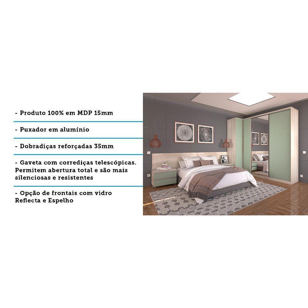 Quarto De Casal C/ Mesa De Cabeceira, Cabeceira E Guarda Rou - 3