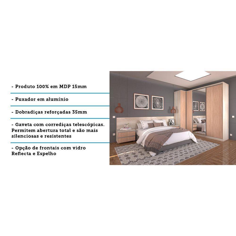 Quarto De Casal C/ Cabeceira, Mesa De Cabeceira E Guarda Rou - 3