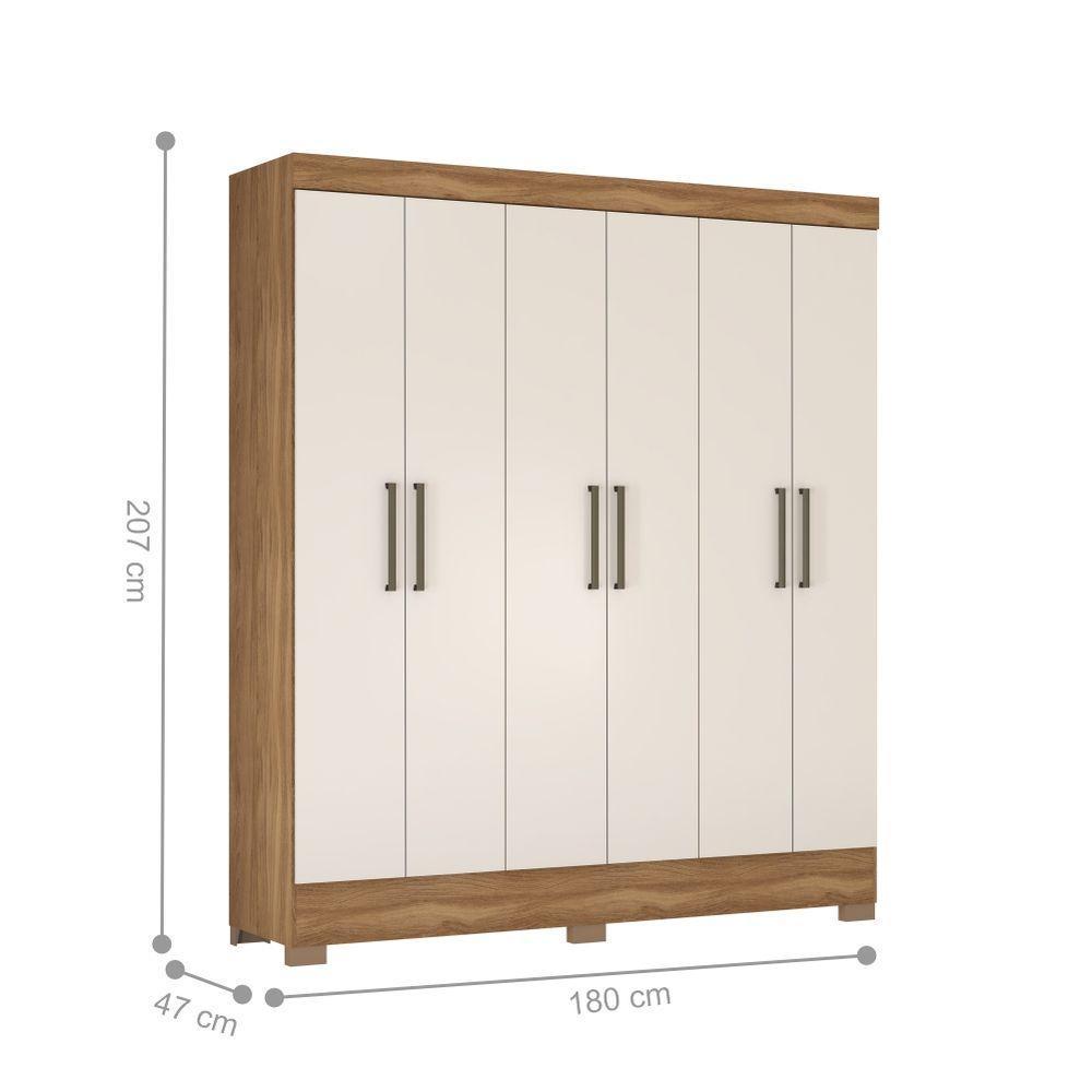 Conjunto Quarto De Casal Completo Virgina Amendola Off-white - 5