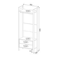 Quarto Solteiro 3Pçscm8010 Az1016 Az1011 Qt11 Nogal Branco - 3
