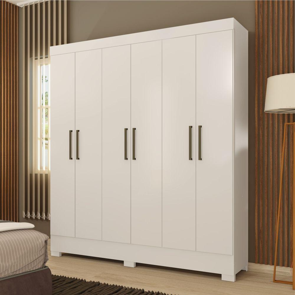 Conjunto Quarto De Casal Completo Virgina Branco - 8