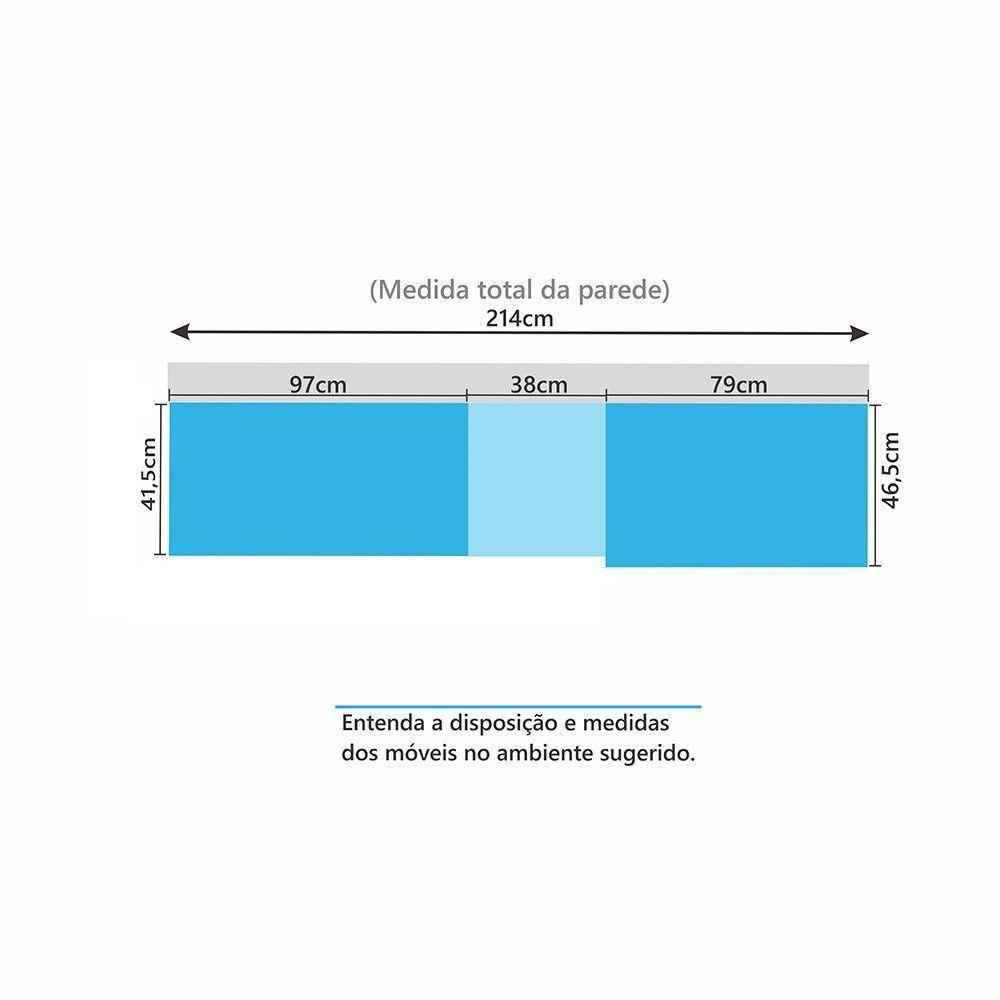 Quarto De Solteiro Com Guarda Roupas Mesa De Cabeceira E Nicho Paris Luciane Móveis Avelã Pf Com Avelã Pf - 6