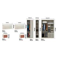 Quarto De Casal C/ Mesa De Cabeceira, Guarda Roupa C/ Espelh - 5