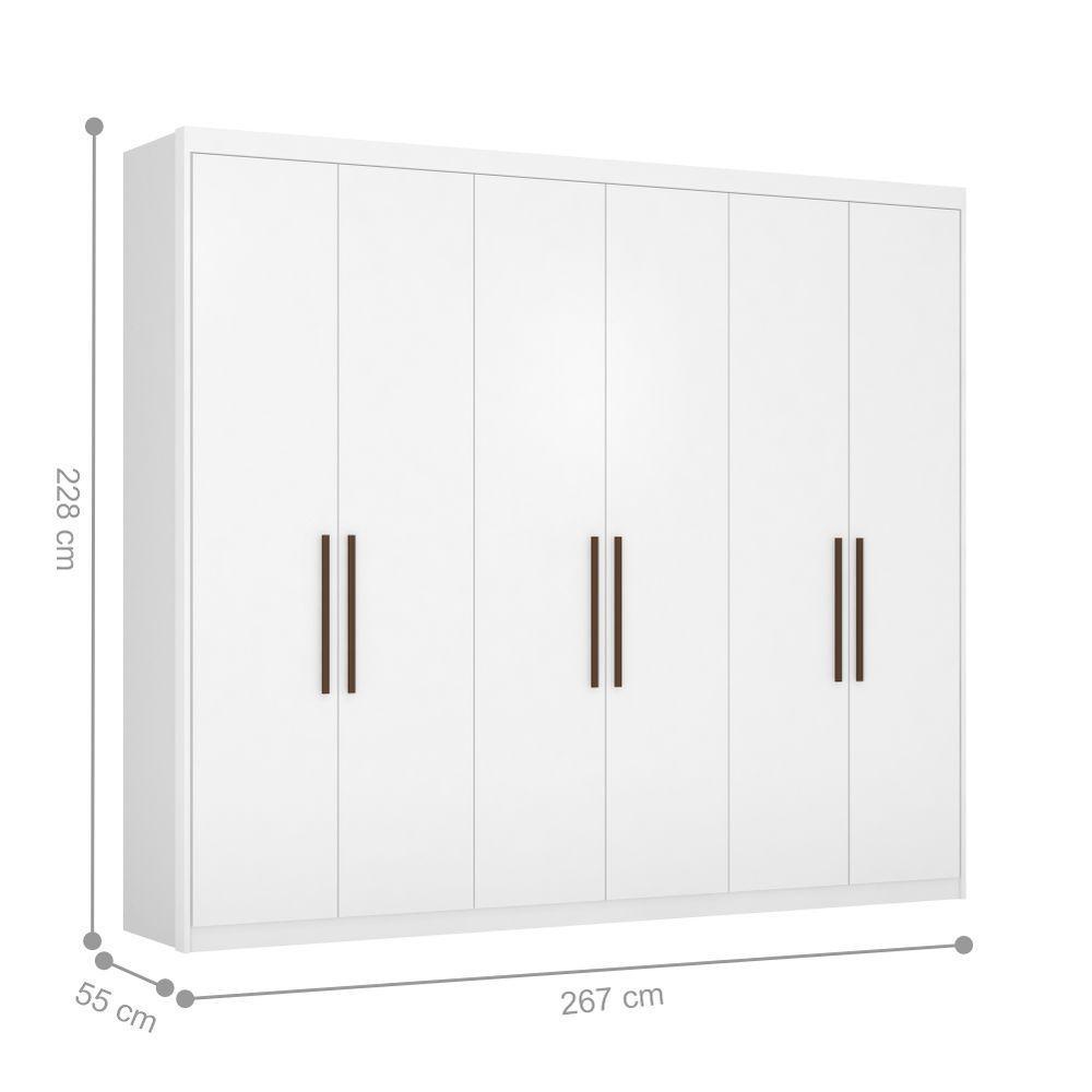 Conjunto Quarto De Casal Completo Caroline Branco - 5