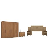 Conjunto Quarto De Casal Completo Caroline Amendola - 1