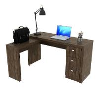 Mesa Para Escritório Home Office Me4101 Mdp Nogal