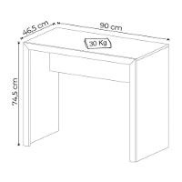 Mesa Para Escritório Home Office Me4139 Mdp Nogal - 6