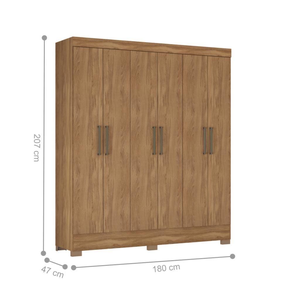 Jogo De Quarto Roupeiro E Comoda Bona Amendola Off-white - 5