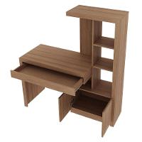 Mesa Conj. Para Escritório Home Office Me4143 Mdp Amendoa - 5