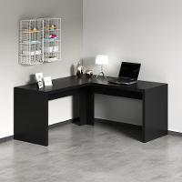 Mesa Angular Para Escritório Home Office Me4116 Mdp Preto