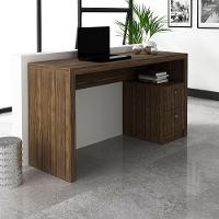 Mesa Com 2 Gavetas Para Escritório Home Office Mdp Nogal - 6
